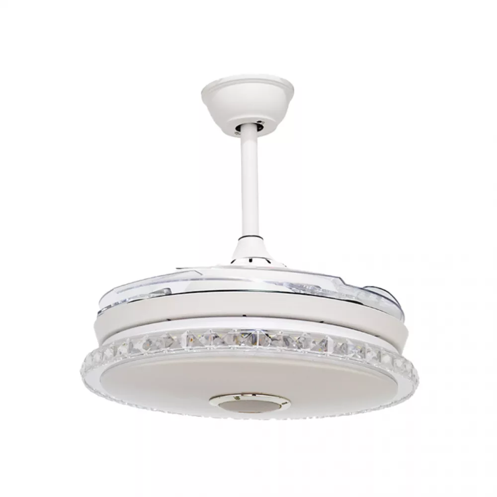Ventilador PAVAROTTI Blanco- Bluetooth-